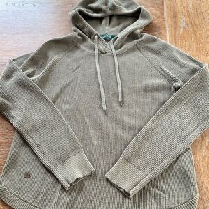 Lauren Ralph Lauren woman Olive Hooded Sweater